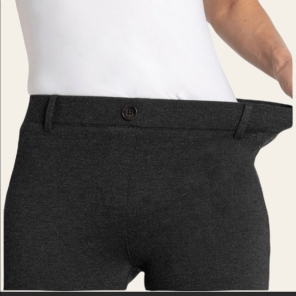 Betabrand Dress Pant/Yoga Pant in Charcoal Black Small Petite NWOT - Picture 2 of 6